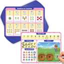 Aizweb 12 Pack Dry Erase Handwriting Practice for Kids,9 x 12 Number Tracing Board: Learn to Count,Number Tracing&Simple Addition,Montessori Math Games Preschool Learning Activity for Pre K Ages 3-5