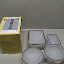 40 PCS Food Storage Containers with Lids Airtight (20 Lids &20 Containers) - Leakproof Meal-Prep Containers for Kitchen Storage Reusable Plastic Microwave/Dishwasher Safe with Labels & Pen