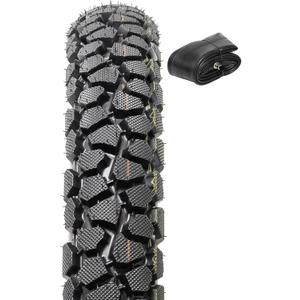 2.75-17 6PR TT 47P Dirt Bike Front/Rear Tire and Heavy Duty Inner Tube Compatible with 2.75-17 Off Road Pit Bike/Motorcycle Tire