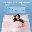 Cozy Bliss x Sorona Viscose Natural Fiber Cooling Comforter King Size, Reversible Silky Smooth Cooling Blanket with Q-Max0.45 for Hot Sleepers & Night Sweats, Cool Pink, 106"x90"