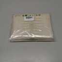 NICETOWN 100% Blackout French Door Curtains Linen Textured Privacy Door Window Curtains Thermal Insulated Drapes for Bedroom Kitchen, W25 x L40 Inch Long, 1 Panel, Cream