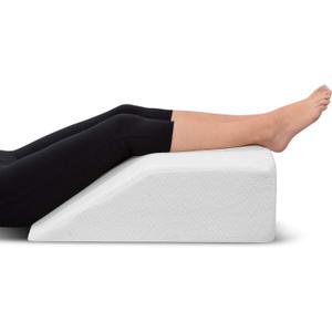 Ebung Memory Foam Leg Elevation Pillow - Support Pillow to Raise Feet for Better Elevation, Circulation, Leg Swelling, or Sciatica - Wedge Design for Comfort and Recovery