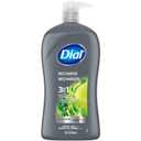 Dial Men 3 in 1 Body, Hair and Face Wash, Recharge, 32 Fl Oz, Cedar Leaf Scent, Cleanses Deep + Gentle on Skin with Clean Rinse Technology