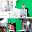 Portable Green Screen Chair, 59 in Greenscreen Backdrop with Stand Double Sided Foldable Green Background, Chroma Key, for Video Chats and Meetings, Photography, Photo Zoom, Streaming Games