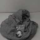 Grounding Sheets, Queen Size, 94% Organic Cotton, 6% Conductive Silver, Fitted, 60"x80"x15", Gray with 15 Ft Cord
