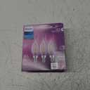 PHILIPS LED 40W BA11 E12 Base 3-Pack Ultra Definition Daylight (5000K) 300 Lumen (3.5W = 40W) Dimmable Clear Flicker-Free Candelabra Light Bulbs
