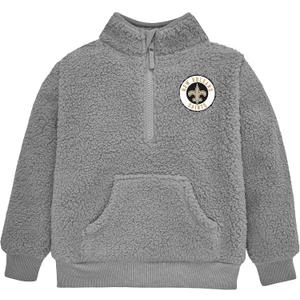 Gerber Baby NFL Team Sherpa Mock Neck Pull Over Sweatshirt (Gray)