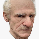 Old Man Mask for Adults Realistic Halloween Mask with Lifelike Features for Cosplay and Costume Parties