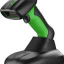 NETUM 2D QR Industrial Bluetooth Barcode Scanner with Charging Dock, Upgraded Wireless 2D/1D Bar Code Reader, 2600mAh Battery, Drop Dust WaterProof, Hands-Free for Windows, Mac, Android, iOS (NT-1950)