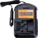 DCB119 Car Battery Charger Compatible with 12V, 20V & 60V MAX Lithium Ion Battery DCB203 DCB201 DCB204 DCB206 DCB606 DCB609 DCB120 Replacement for 20V MAX Vehicle Charger