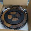 LAMU 12.2'' Wood Lazy Susan Turntable Organizer for Cabinet, 2 Tier Lazy Susan Spice Rack Organizer for Kitchen, Table Top, Countertop, Pantry, Bathroom