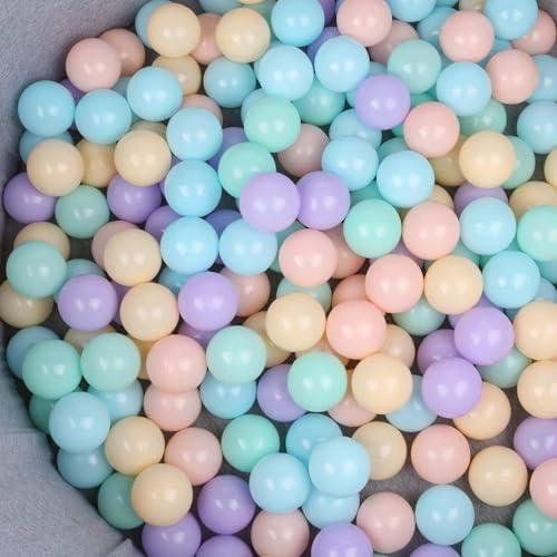 WINTECY Pack of 50 Ball Pits Balls, 2.2 inches/5.5 cm, BPA Free Plastic Balls Crush Proof Ocean Balls Phthalate Free Toys for Boys Girls Toddlers Indoor Outdoor Game