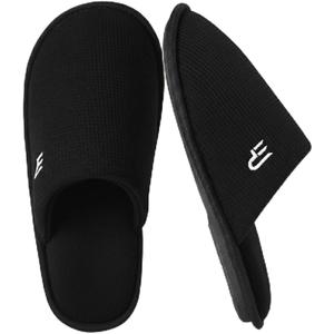 Mens & Womens Memory Foam Slippers Lightweight House Shoes for Indoor Outdoor Travel, Size 44/45 