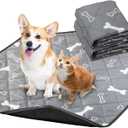 Zenply Dog Pee Pads for Puppy Reusable Washable Whelping Liner and Carpet Floor Protection Waterproof Machine Wash Suitable for Octagon Dog Playpen, 26.8 Inch 2-Pack (Octagon-2PC)