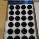 M14x1.5 Lug Nuts with Cone Seat24PCS Black Wheel Lug Nuts 9/10" 22mm Hex1.91" Length Compatible with Silverado Suburban 1500 Expedition F-150 Ram 1500