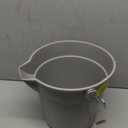 Winco Heavy-Duty Plastic Bucket/Utility Pail with Pour Spout, 10 Quarts, Gray