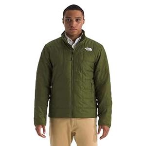 The North Face Men's Junction Insulated Jacket - Water Repellent Winter Coat, Secure Zip Hand Pockets, Woodland Green, Large