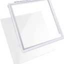 241969501 Refrigerator Shelf Frame With Glass Compatible with Frigidaire Refrigerator, Refrigerator Drawer Cover for refrigerator Replacement Shelf With 240443384 Glass
