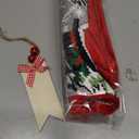 Needlepoint Christmas Stocking, 18 Inches Vintage Xmas Stockings with Personalized Name Tag, Embroidered Train Design, Old-Fashioned Holiday Christmas Party Family Decor