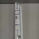 AIZESI Tension Curtain Rod Adjustable Spring Tension Rods for Windows 28 to 48 Inch, No Drilling, 7/8" Diameter, White Curtain Rod, Small Shower Curtain Rod for Bathroom, Doorway, Closet, Kitchen