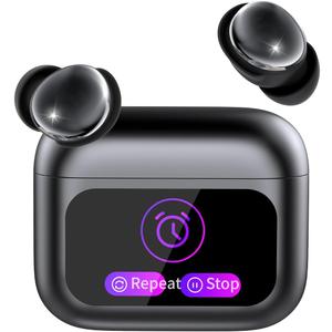 Sleep Earbuds Light-Weight Headphones, Mini Sleep Headphones Bluetooth in Ear Small Design for Side Sleepers, Glossy Black