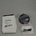 Dual Hole Bathtub Drain Overflow Plate with Two Matching Screws, Easy to Install, Matte Black