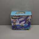 16 Ft Flexible Car Race Track, Flex Ramp with 12 Suction Cups, Compatible with Hot Wheels and Diecast 1/64th Cars, Double Tracks Long Rolls Up Portable Racetrack (Blue)