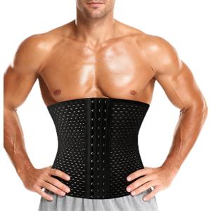 Waist Trainer for Men Shapewear Tummy Control Body Shaper Corset Slimming Girdle Fajas para Hombres,Large