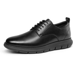Bruno Marc Men's Casual Dress Sneakers Formal Business Shoes, All-Day Comfort Lightweight Cushioning Oxfords Crossflex CrestLite (Black, 12)
