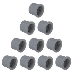 uxcell 10 Pcs PVC DWV Reducer Bushing 3/4" x 1/2"(Socket x Socket) Thread Coupling Connectors PVC Pipe Reducer Adapter Fitting for Pipe Connecting Home Sewer Plumbing, Grey