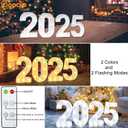 Pooqla LED Light Up Numbers, Marquee Number with Remote for 2nd Birthday Decoration, Lighted Numbers Gift for Boys Girls Party Backdrop Wedding Anniversary Decor, Warm White and Cool White Number 2