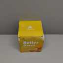 Porcelain Butter Keeper Crock - Ceramic Butter Dish with Water Line for Countertop, Keep Butter Fresh (Greenish Brown)