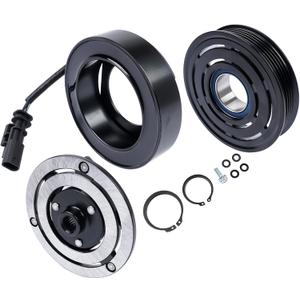 A/C Compressor Clutch Kit 5-Groove Pulley Replacement for Chevy Colorado Equinox 1.5L 2.5L L4 2015-2021 198299 84635623