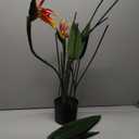 4FT Artificial Bird of Paradise Plant with 2 Flowers & 12 Detachable Leaves - Faux Plants for Indoor/Outdoor Home & Office Decor, Perfect for Porch, Living Room, Holiday Decorations