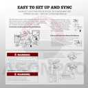 2 for 971LM LiftMaster Garage Door Opener Remote (ONLY for Red or Orange Learn Button 1997 to 2005 Models) 3-Year-Warranty