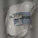 GFCC 8FTX10FT White Backdrop Background for Photography Photo Booth Backdrop for Photoshoot Background Screen Video Recording Parties Curtain