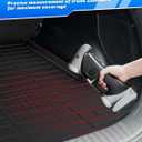 unsdrew Cargo Liner for 2023-2024 Kia Sportage/ Sportage Hybrid Accessories TPE Trunk Mat All Weather Cargo Mats Odorless Anti-Slip Rear Trunk Liner Tray Waterproof Heavy Duty Black