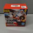 Stair Edge Protector 12 Ft - Brown Rubber Edge Trim for Steps - Vinyl Stair Nose Molding - Rubber Nose Trim - Fit for Indoor and Outdoor - Non Slip and Waterproof