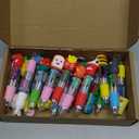CZWZ 20Pcs Mini Multicolor Pens in One 4-in-1 Cute Pens Bulk for Kids, Fun Kawaii Ballpoint Pens for Birthdays and Children's Party Favors Gifts Teacher School Supplies
