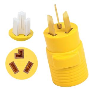 NEMA 10-50P to 10-30R Dryer Adapter, 3 Prong 50Amp Male Plug to 30 Amp Female Connector Adapter, Dryer Adapter for Old Style Dryer/Range to Dryer