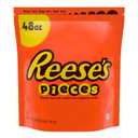 REESE'S PIECES Peanut Butter in a Crunchy Shell, Candy Bulk Bag, 48 oz (EXP 08/26/26)