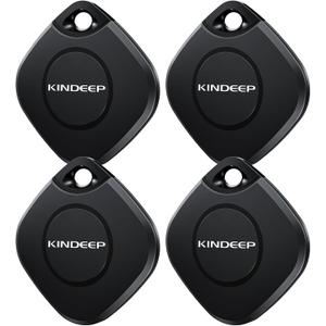 Air Tracker Tag-4 Pack: Smart Bluetooth Tracker Item Finder Work with Apple Find My (iOS only), Luggage Tracker for Kids Keys Wallet Bags Pets, Locator Tracking Device for Home Outdoor Travel Hiking
