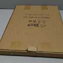 Briful Bohomain Wall Mirror Oval Decorative Mirror Seagrass Wall-Mounted Mirror Farmhouse Home Dcor, Hanging Wall Art for Living Room Bedroom Dining Room, Size-16.54''x12.6'' (Brown and White)