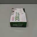 PREXTEX 200 Count Clear Christmas Tree Lights - 40 ft Warm Incandescent String Lights with Green Wire - Indoor and Outdoor Mini Light for Christmas, Holiday Decorations, Trees, Fences, Patios and More