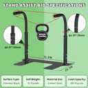 Heavy Duty Couch Stand Assist, Height & Width Adjustable Standing aid & Support Device, Chair/Sofa Stand Assist for Elderly Mobility & Daily Living Sit to Stand(400LBs Loading, Black)