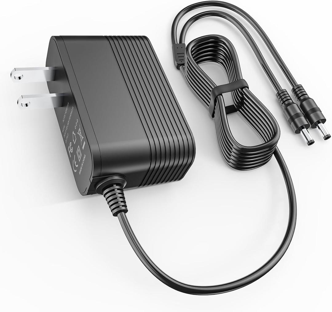 Charger for Dogtra Remote Training Collar Compatible with Dogtra 1900S 1902S 2300NCP 2500B 3500NCP 3502NCP Remote Trainer Collar for Replacement HK-AJ-100A150-US AC/DC Power Cord Adapter