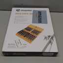 Utoplike In-drawer Knife Block Bamboo Kitchen Knife Drawer Organizer Large, handle Steak knife Holder without Knives, Fit for 16 Knife and 1 Sharpening Steel (Knives & Sharpening Not Included)