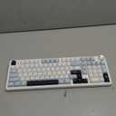 x Aula F99 Pro Wireless Mechanical Keyboard, Gasket Hot Swappable Custom Keyboard with Knob, RGB Backlit,Pre-lubed Reaper Switches PBT Keycaps BT5.0/2.4GHz/USB-C Creamy PC Gaming Keyboards - Blue