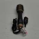 Hair Dryer Brush Blow Dryer Brush in One, 4 in 1 Hair Dryer and Styler Volumizer with Oval Barrel, Professional Salon Hot Air Brush for All Hair Types, Gold