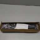 Curtain Rods 2 Pack 5/8 inch Brown Curtain Rods for Windows 30 to 45 Inch with Brackets Easy to Install for Bedroom Living room Kitchen